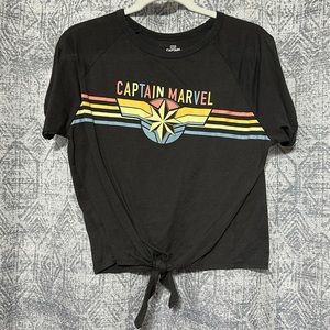 Captain Marvel Tied Shirt
